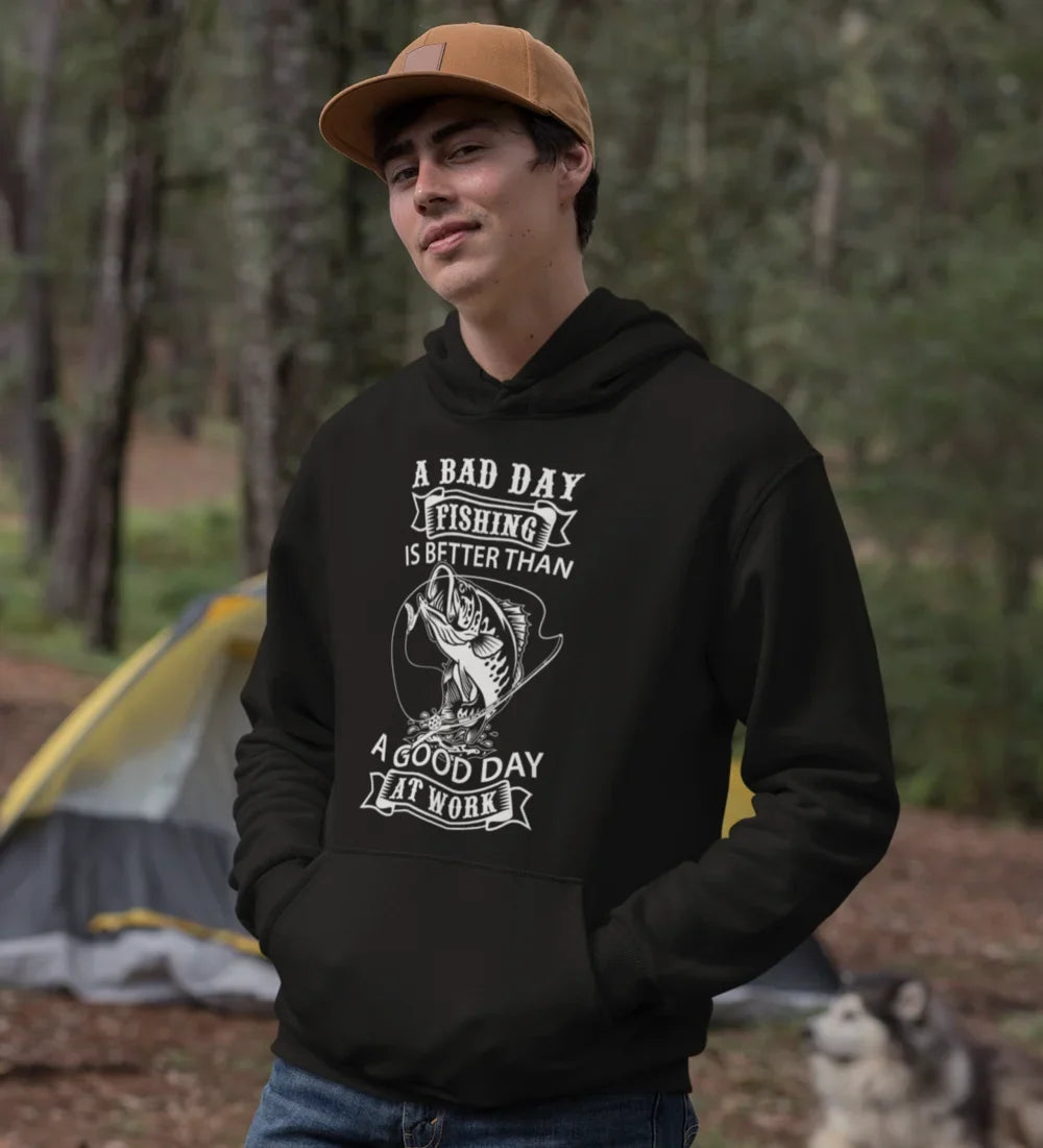 A Bad Day Fishing Unisex Hoodie