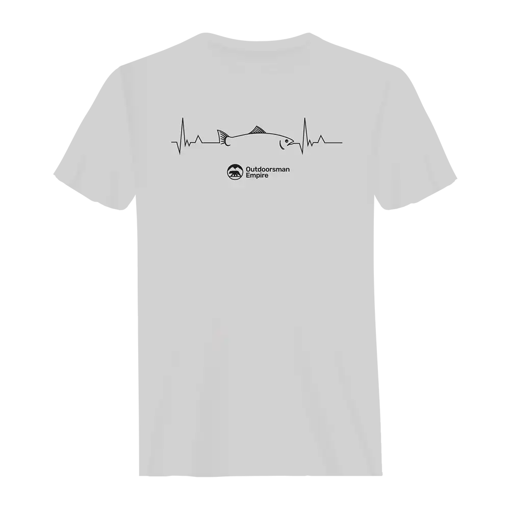 Fishing Cardiogram Man T-Shirt