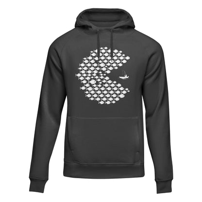 Fishing Pacman Style Unisex Hoodie