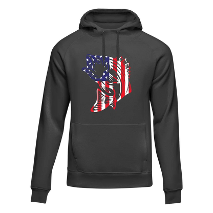 American Flag Fish Unisex Hoodie