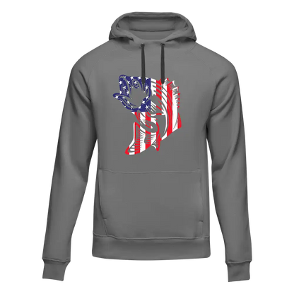 American Flag Fish Unisex Hoodie