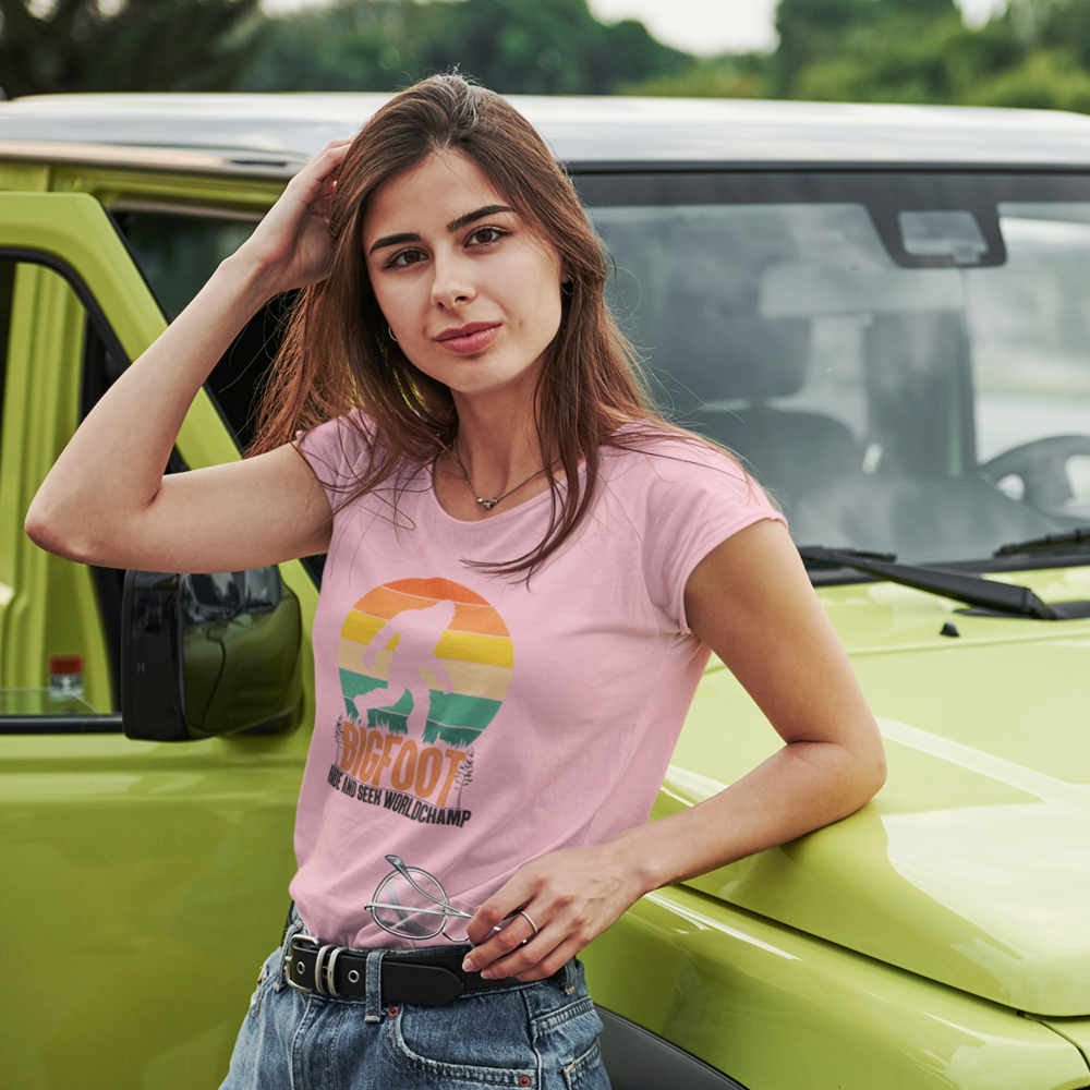 Bigfoot Hide And Seek T-Shirt for Women