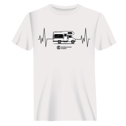 Camping Cardiogram Man T-Shirt