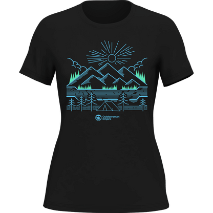 Camping Lines T-Shirt for Women