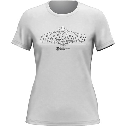 Camping Triangles T-Shirt for Women