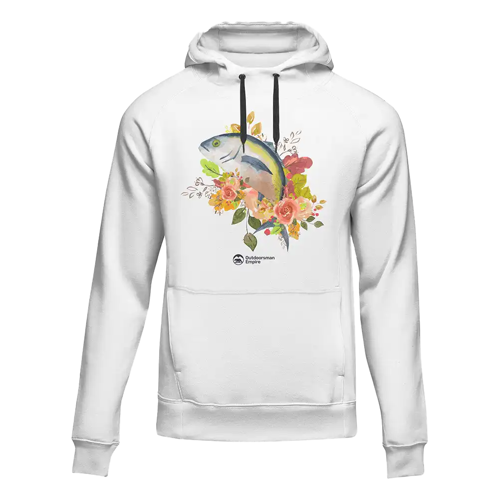 Fishing Flower' Unisex Hoodie