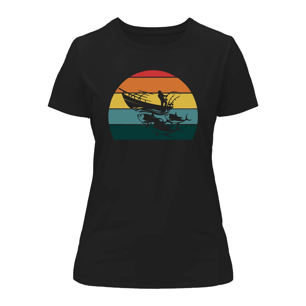 Fishing Boat T-Shirt for Women