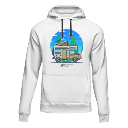 Funny Camping Adult Fleece Hoodie