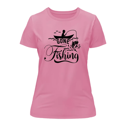 Gone Fishing T-Shirt for Women