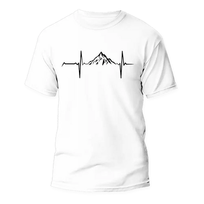 Mountain Hiking Heartbeat Unisex T-Shirt