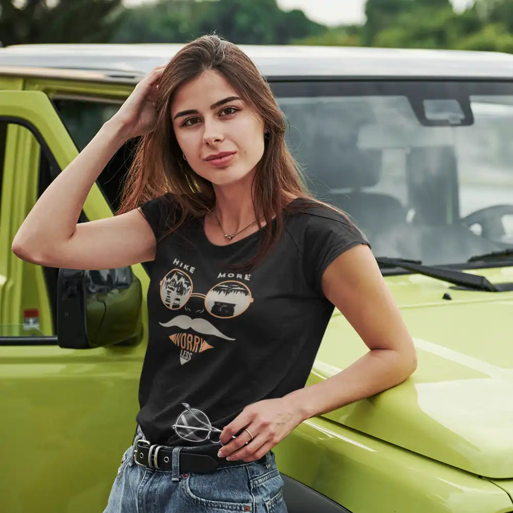 Hike More Worry Less T-Shirt for Women