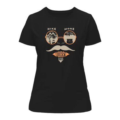 Hike More Worry Less T-Shirt for Women