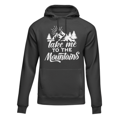 Hiking Take Me To The Mountains Adult Fleece Hoodie