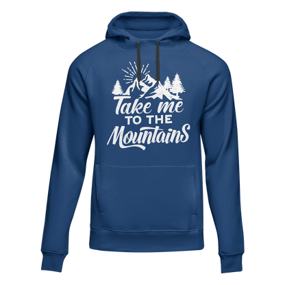 Hiking Take Me To The Mountains Adult Fleece Hoodie