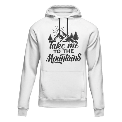 Hiking Take Me To The Mountains Adult Fleece Hoodie