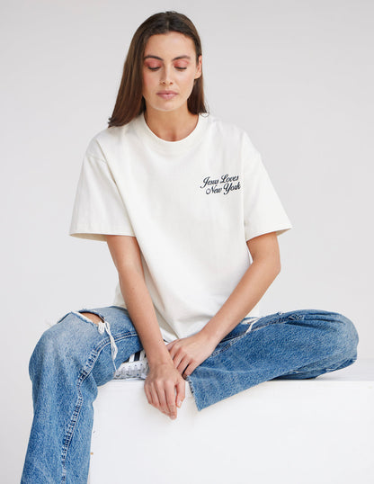 Jesus Loves New York Heavyweight Tee