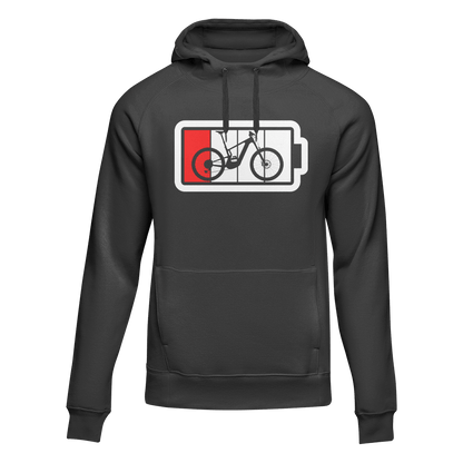 Low Battery Adult Fleece Hoodie