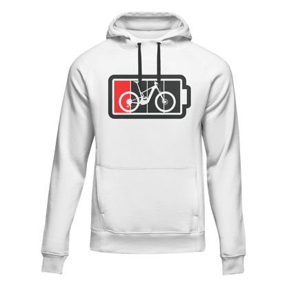 Low Battery Adult Fleece Hoodie