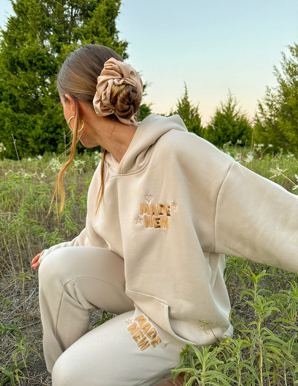 Made New Cream Unisex Hoodie