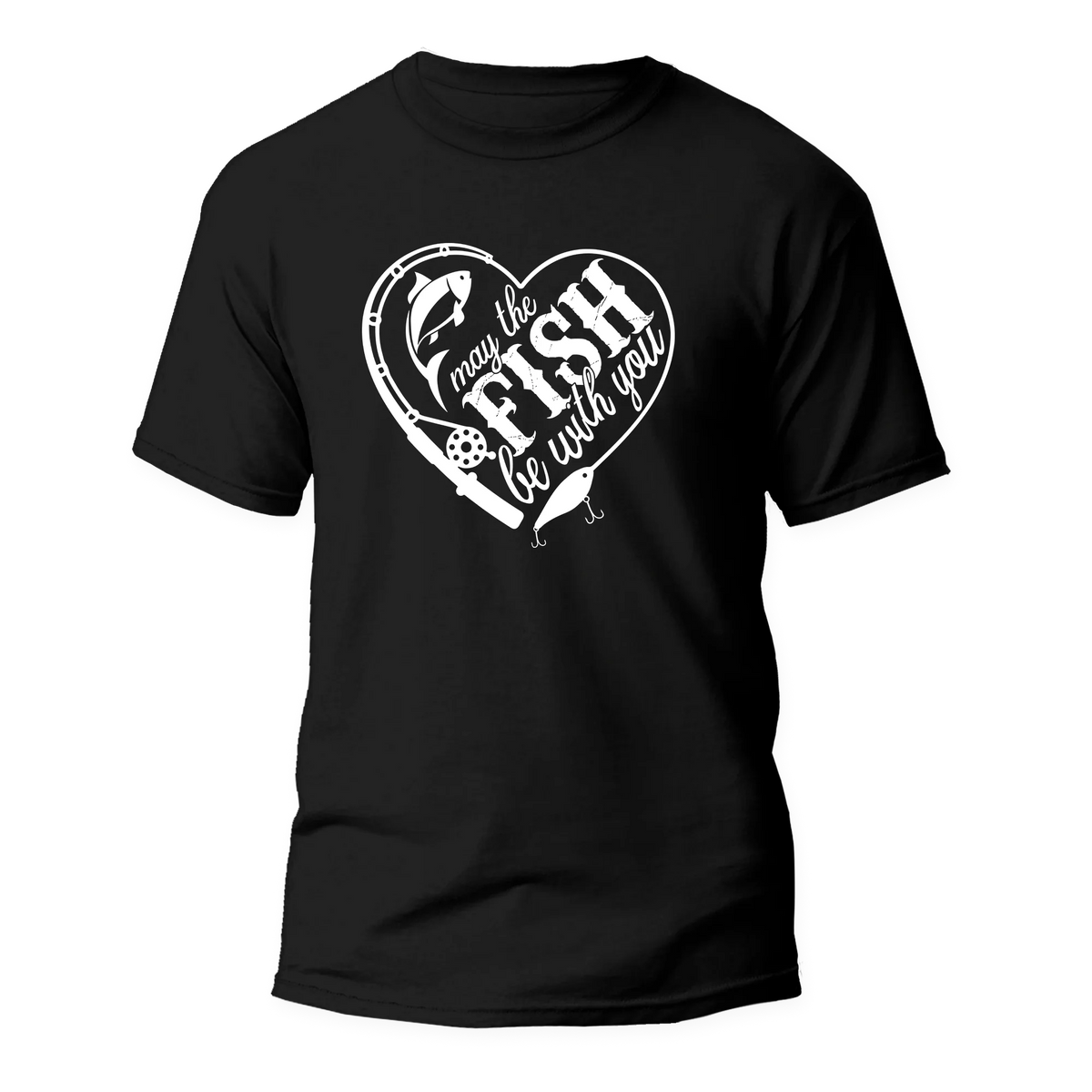May The Fish Be With You Man T-Shirt