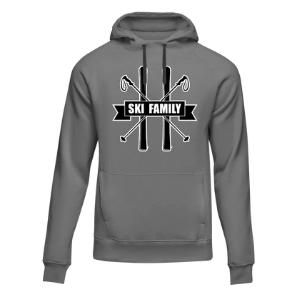 Ski Family Adult Fleece Hoodie