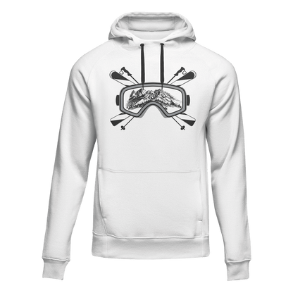 Ski Goggles Adult Fleece Hoodie