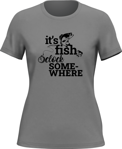 Its Fishing O'clock T-Shirt for Women