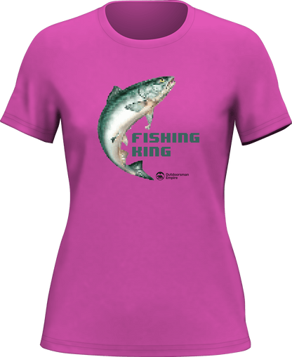 Fishing Pixelated T-Shirt for Women