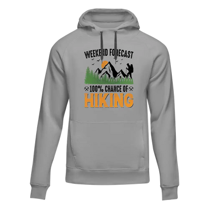 Weekend Forecast 100% Hiking Unisex Hoodie