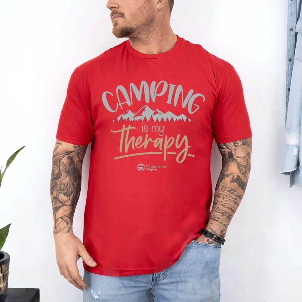 Camping Is My Therapy Man T-Shirt